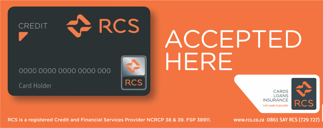 RCS CREDIT CARDS ACCEPTED HERE AT OUR STORE FOR PURCHASE OF YOUR CLOUD 9 HAIR IRON. APPLICATIONS NOW DONE INSTORE FOR AN RCS CREDIT CARD & FEEDBACK WITH 48 HOURS. GO ON GET UR CLOUD 9 HAIR IRON TODAY, EASY PAYMENT PLANS, 12-24 MONTHS TO PAY...LOW RCS INTEREST RATES CHARGED REQUIREMENTS FOR RCS CREDIT APPLICATION: *LATEST 3 MONTHS BANK STATEMENTS OR PAYSLIPS *ORIGINAL ID DOCUMENT